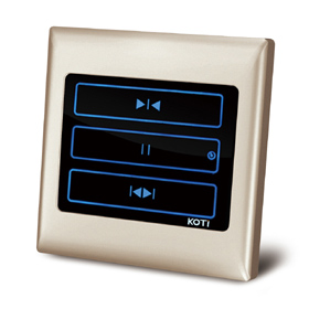 智能窗帘控制器（银）具有遥控功能、实时指示工作状态