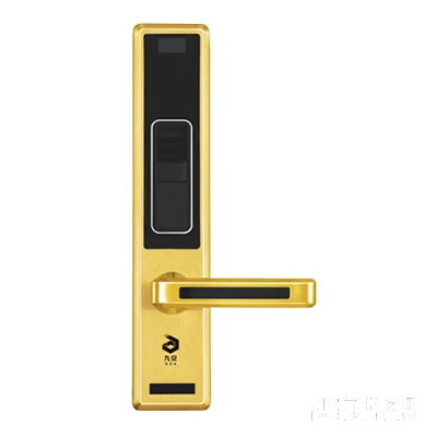 智能指纹锁密码锁直板不锈钢材质红古铜GOA-QPB68DG
