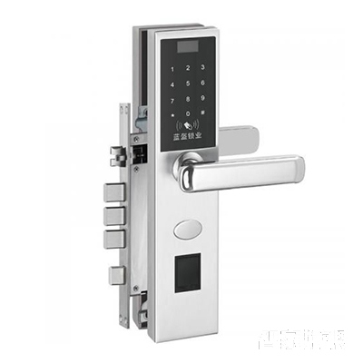 指纹锁密码锁直板不锈钢材质PVD金色LK-A7