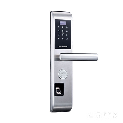 指纹锁密码锁刷卡锁直板不锈钢本色FV-SO-BA1-A1
