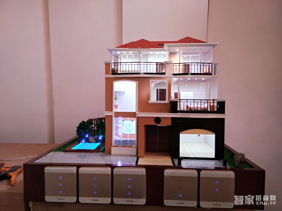 铭辰智能家居演示沙盘模型系统对接控制板手机wifi远程