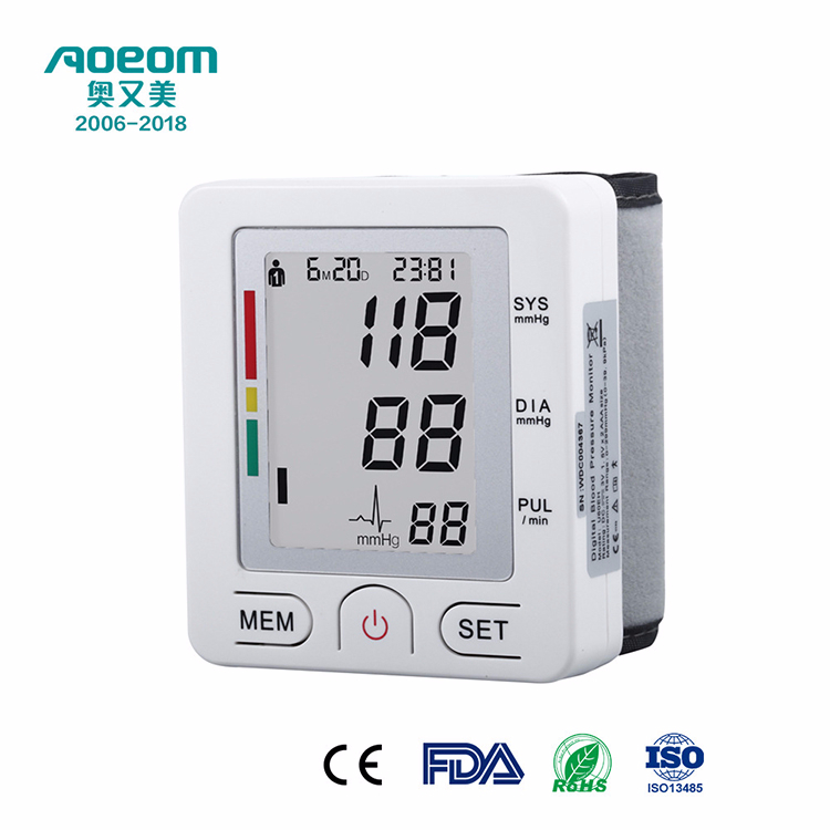 家用电子血压计 腕式大屏液晶电子血压仪ABP-U60EH