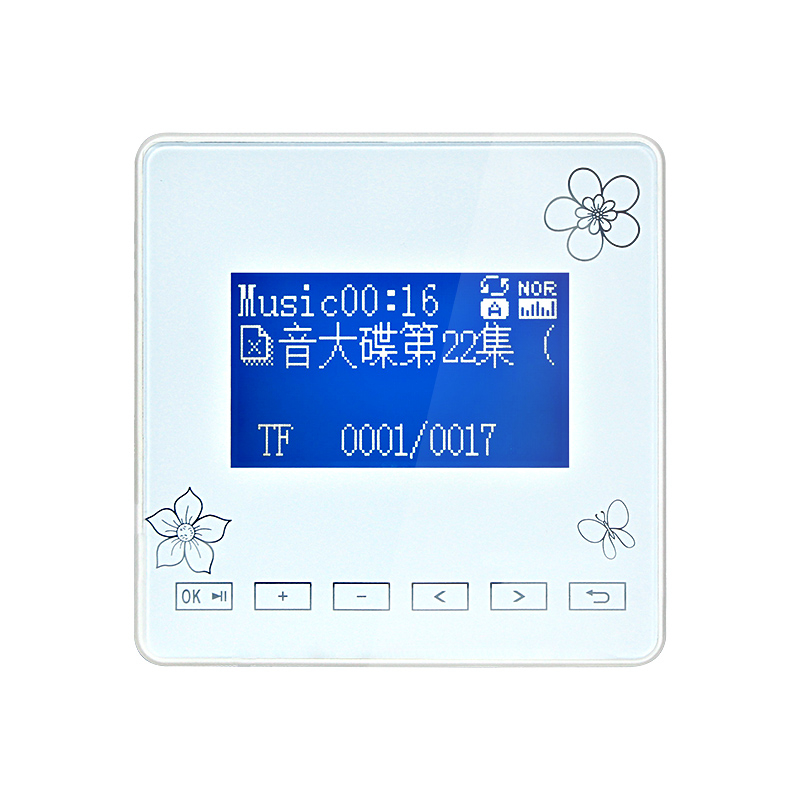单色液晶屏背景音乐主机 手机APP控制JX-801