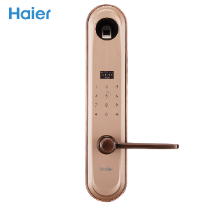 海尔指纹锁 家用智能锁 电子锁密码锁防盗门大门锁