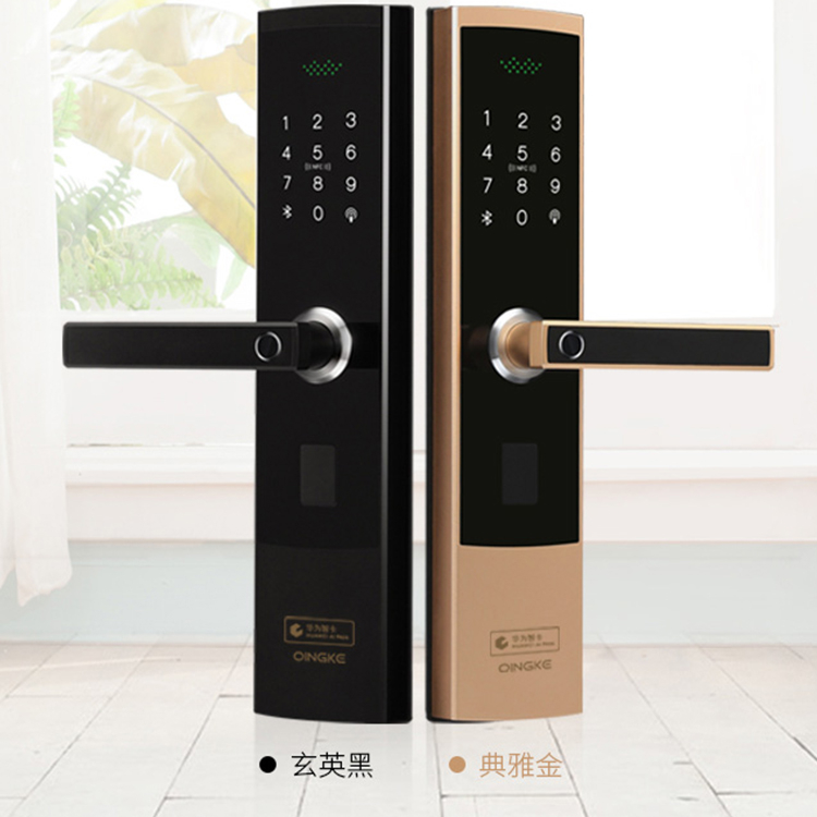 青稞青稞E5H Pro智能锁 指纹锁密码 锁家用电子门锁