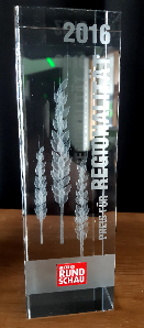 Award-Preis für Regiona- lität 2016