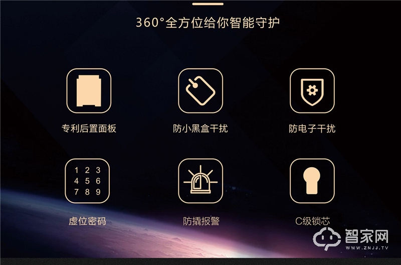 扬子S9半自动智能锁